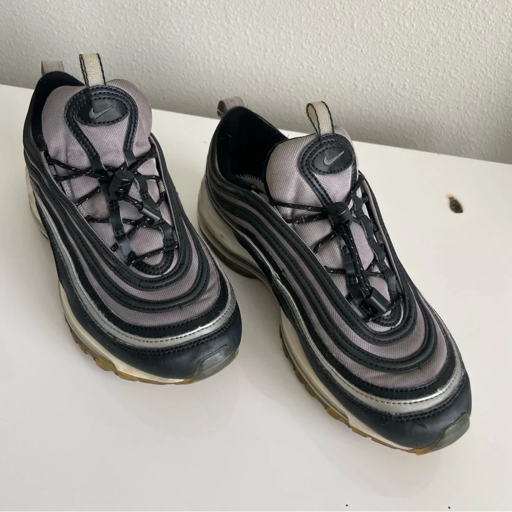 Nike Air Max 97 Black and Silver Sneakers